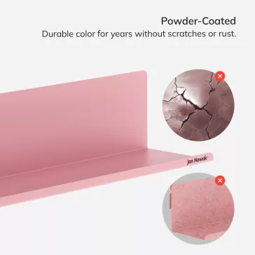 JOANNE Fali Polc Powder Pink RAL 3015 W700