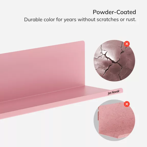 JOANNE Fali Polc Powder Pink RAL 3015 W700