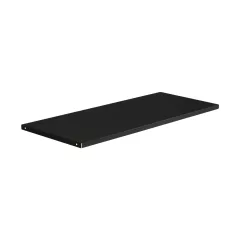 Fém polc irodai szekrényhez, 900 x 20 x 360 mm, fekete