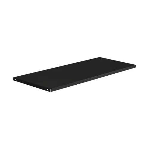 Fém polc irodai szekrényhez, 900 x 20 x 360 mm, fekete