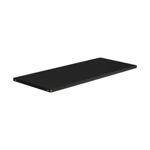 Fém polc irodai szekrényhez, 900 x 20 x 360 mm, fekete Fém polc irodai szekrényhez, 900 x 20 x 360 mm, fekete