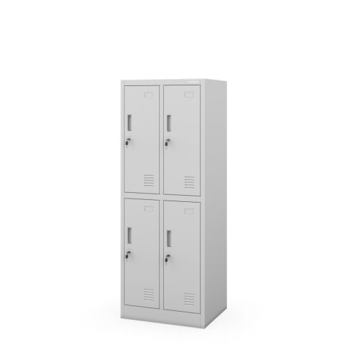 BHP iskolai öltözőszekrény szürke: BARTUŚ 2 Plus