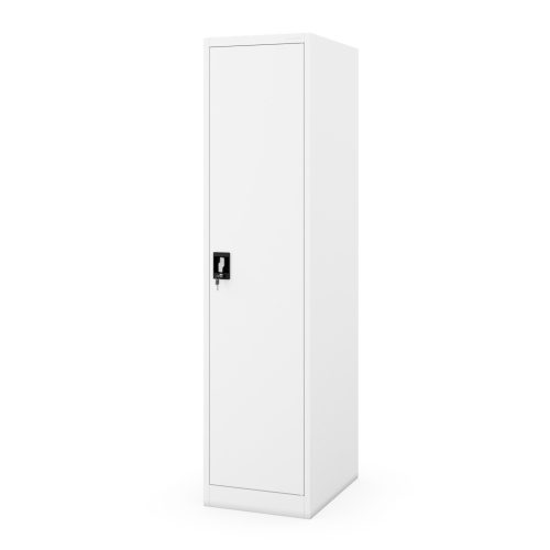 Irattartó kartotékszekrény kulccsal fehér ALEX D600 450 x 1850 x 600 mm