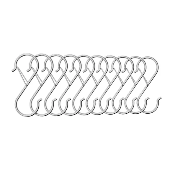 Akasztók szekrényvasúthoz 90 x 35 x 3 mm, 10 darabos készlet