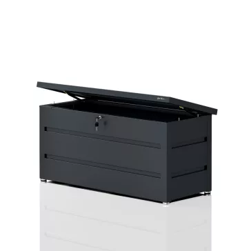 Jan Nowak® CARRIE fém kerti tárolóláda 360 l, Antracit, 1190 × 520 × 587 mm