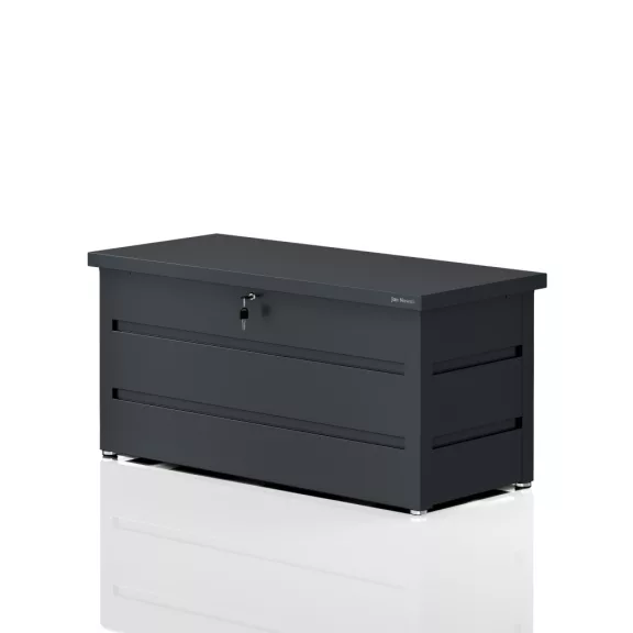 Jan Nowak® CARRIE fém kerti tárolóláda 360 l, Antracit, 1190 × 520 × 587 mm Jan Nowak® CARRIE fém kerti tárolóláda 360 l, Antracit, 1190 × 520 × 587 mm