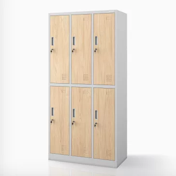 JAN NOWAK IGOR Eco Design szürke sonoma tölgy 6 ajtós öltözőszekrény