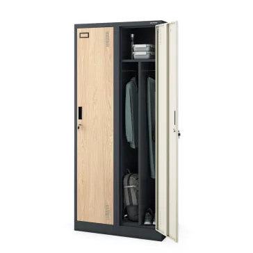   Jan Nowak® | 2219 KACPER Eco Design 4 rekeszes munkavállalói szekrény, antracit/sonoma tölgy