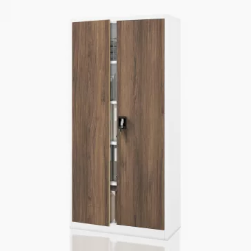 Irodai iratszekrény fehér - dió: Eco Design JAN 900 x 1850 x 400 mm