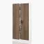 Irodai iratszekrény fehér - dió: Eco Design JAN 900 x 1850 x 400 mm