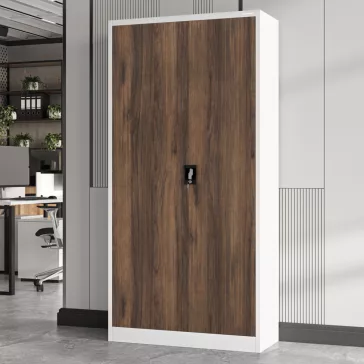 Irodai iratszekrény fehér - dió: Eco Design JAN 900 x 1850 x 400 mm