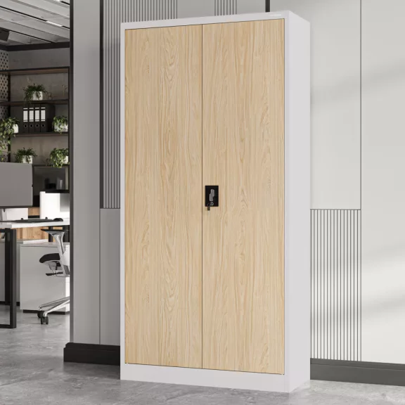 Irodai iratszekrény szürke - sonoma tölgy: Eco Design JAN 900 x 1850 x 400 mm