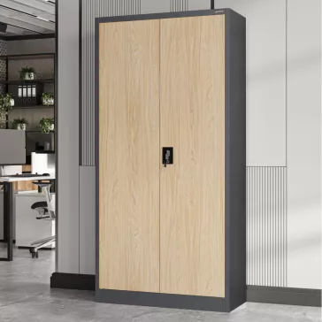 Irodai iratszekrény antracit - sonoma tölgy: Eco Design JAN 900 x 1850 x 400 mm