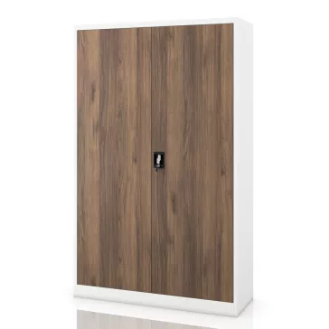 Irodai fém irattározó szekrény fehér - dió: Eco Design JAN II, 1150 x 1850 x 400 mm