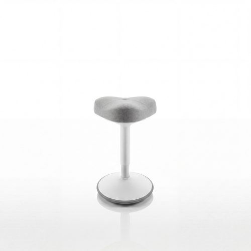 Forgó egyensúlyozó ülőke íróasztalhoz fehér-szürke