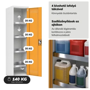   PETER Vegyszertároló szekrény 4 csepptálcával | JAN NOWAK®