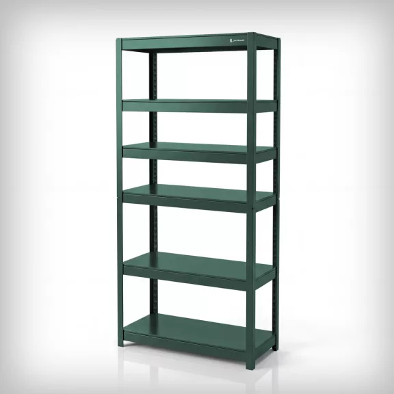 Jan Nowak® JOHNNY széles fém műhelypolc, Zöld, 1800 × 800 × 420 mm Jan Nowak® JOHNNY széles fém műhelypolc, Zöld, 1800 × 800 × 420 mm