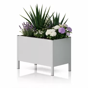 Jan Nowak® DAISY fém virágkaspó, Szürke, 500 × 400 × 300 mm