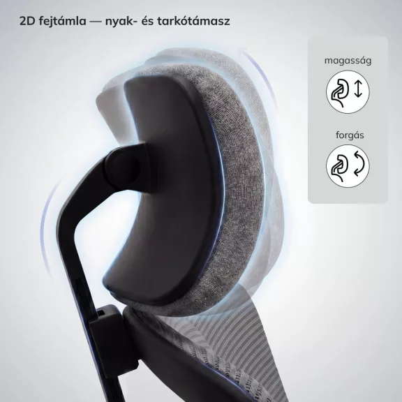 Jan Nowak® AXIS ergonomikus hálós irodai szék – anracit Jan Nowak® AXIS ergonomikus hálós irodai szék – anracit