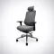 Jan Nowak®  AXIS ergonomikus hálós irodai szék – sötétszürke