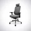 Jan Nowak®  AXIS ergonomikus hálós irodai szék – sötétszürke