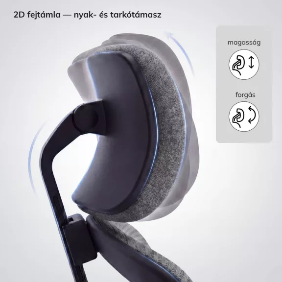 Jan Nowak® AXIS ergonomikus hálós irodai szék – sötétszürke Jan Nowak® AXIS ergonomikus hálós irodai szék – sötétszürke