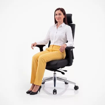   Jan Nowak®  AXIS ergonomikus hálós irodai szék – éjfekete