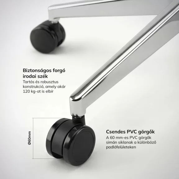 Jan Nowak® AXIS ergonomikus hálós irodai szék – barna Jan Nowak® AXIS ergonomikus hálós irodai szék – barna