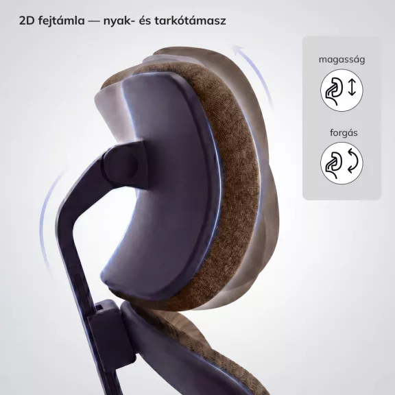 Jan Nowak® AXIS ergonomikus hálós irodai szék – barna Jan Nowak® AXIS ergonomikus hálós irodai szék – barna