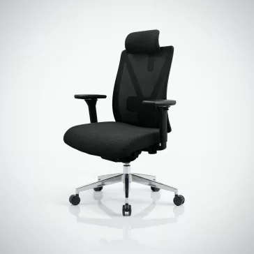 Ergonomikus irodai szék fekete hálós VECTOR