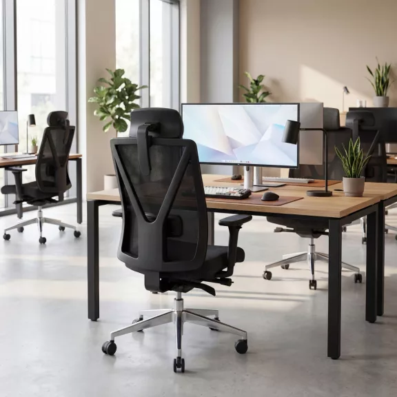 Ergonomikus irodai szék fekete hálós VECTOR Ergonomikus irodai szék fekete hálós VECTOR