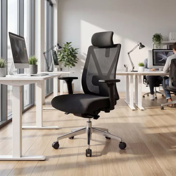 Ergonomikus irodai szék fekete hálós VECTOR Ergonomikus irodai szék fekete hálós VECTOR