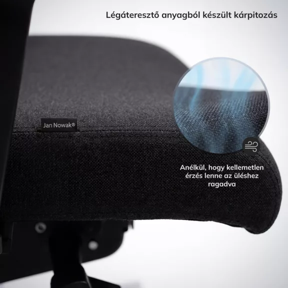 Ergonomikus irodai szék fekete hálós VECTOR Ergonomikus irodai szék fekete hálós VECTOR