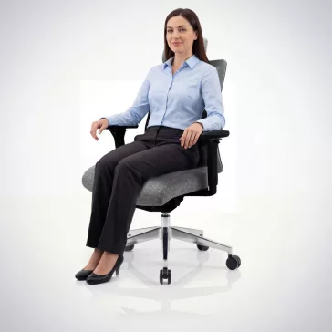 Ergonomikus irodai szék szürke hálós VECTOR