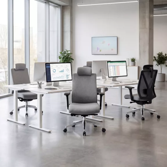 Ergonomikus irodai szék szürke VECTOR Ergonomikus irodai szék szürke VECTOR