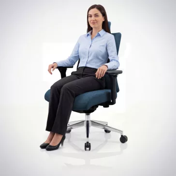Ergonomikus irodai szék sötétkék VECTOR