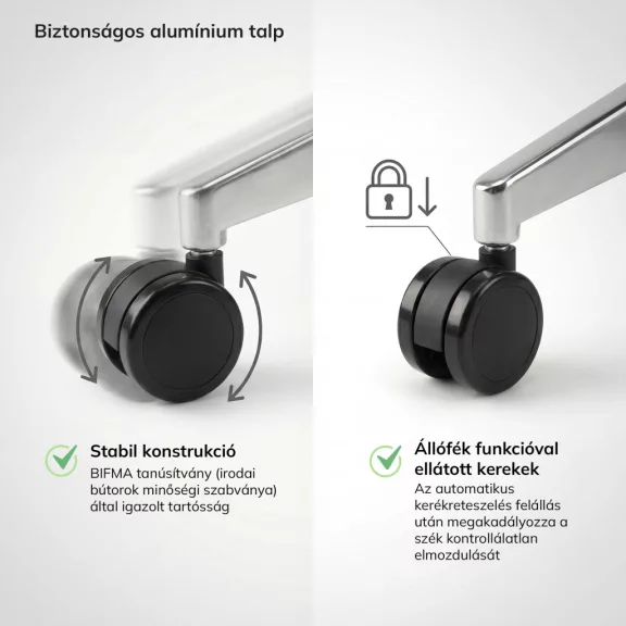 Ergonomikus irodai szék sötétkék VECTOR Ergonomikus irodai szék sötétkék VECTOR