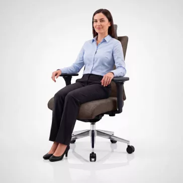 Ergonomikus irodai szék barna VECTOR