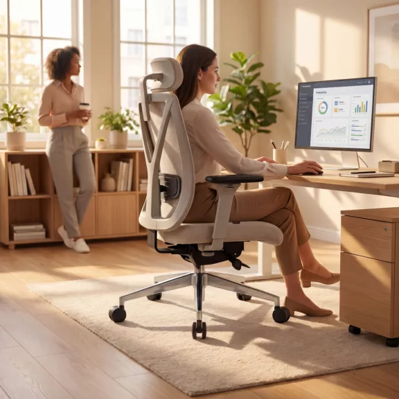 Ergonomikus irodai szék világos bézs VECTOR Ergonomikus irodai szék világos bézs VECTOR