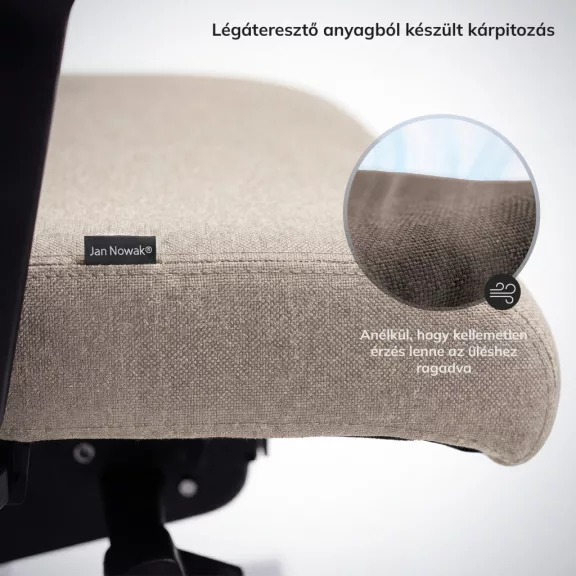 Ergonomikus irodai szék világos bézs VECTOR Ergonomikus irodai szék világos bézs VECTOR