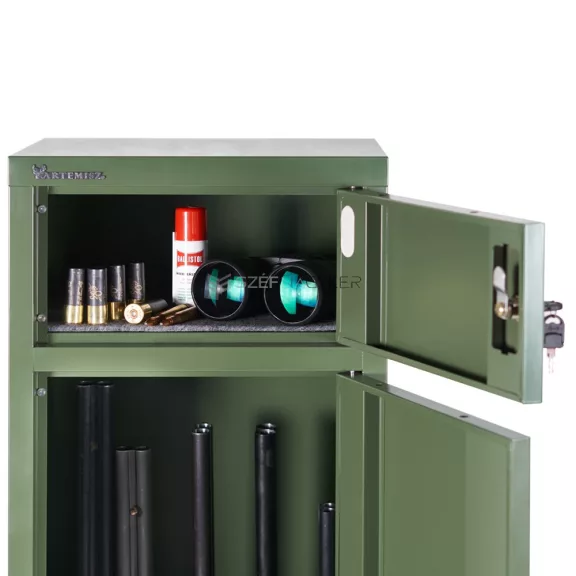 ARTEMISZ® - minőségi MODUL zöld fegyverszekrény elektromos zárral ARTEMISZ® - minőségi MODUL zöld fegyverszekrény elektromos zárral