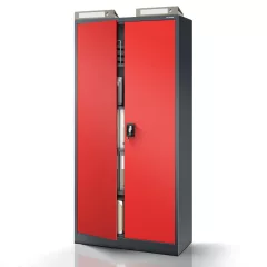 JAN | 758 Fém iratszekrény / ANTRACIT ÉS PIROS színben