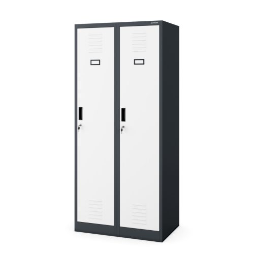 KACPER | 940 Fém öltözőszekrény / ANTRACIT és FEHÉR színben