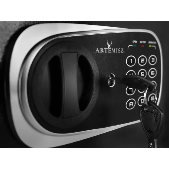 ARTEMISZ® - 250 minősített széf elektromos zárszerkezettel ARTEMISZ® - 250 minősített széf elektromos zárszerkezettel