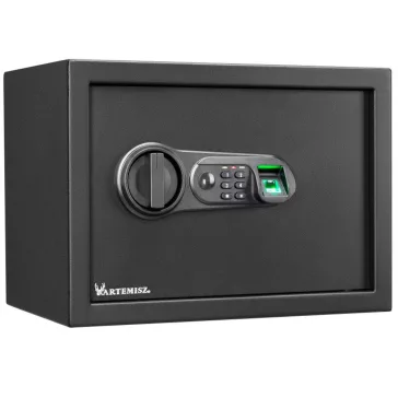 ARTEMISZ® FSCE 250 sötétgrafit biometrikus széf ujjlenyomat-olvasóval