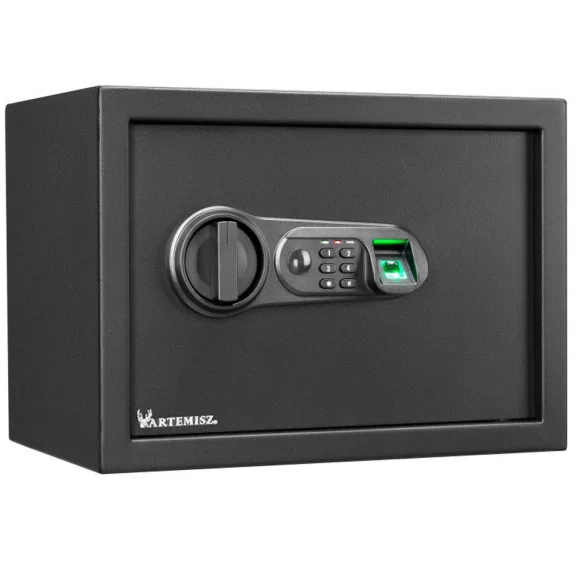 ARTEMISZ® FSCE 250 sötétgrafit biometrikus széf ujjlenyomat-olvasóval