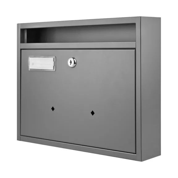 SZÉF NAGYKER® Budapest társasházi postaláda antracit | Beltéri, kulcsos zárral