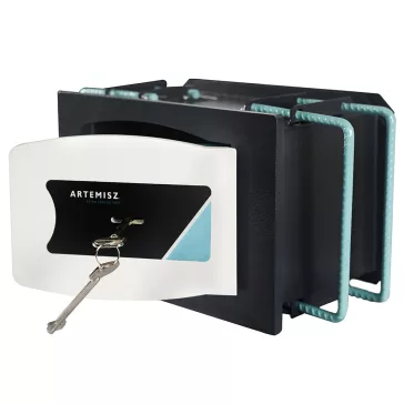 ARTEMISZ® - W6 újgenerációs extra erősített faliszéf kulcsos zárral