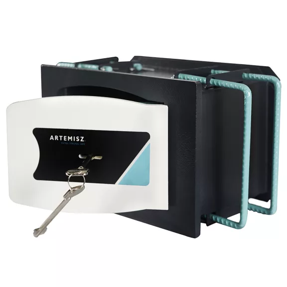 ARTEMISZ® - W6 újgenerációs extra erősített faliszéf kulcsos zárral