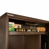 ARTEMISZ® TITÁN 7 dióbarna fegyverszekrény - zárható lőszertárolóval